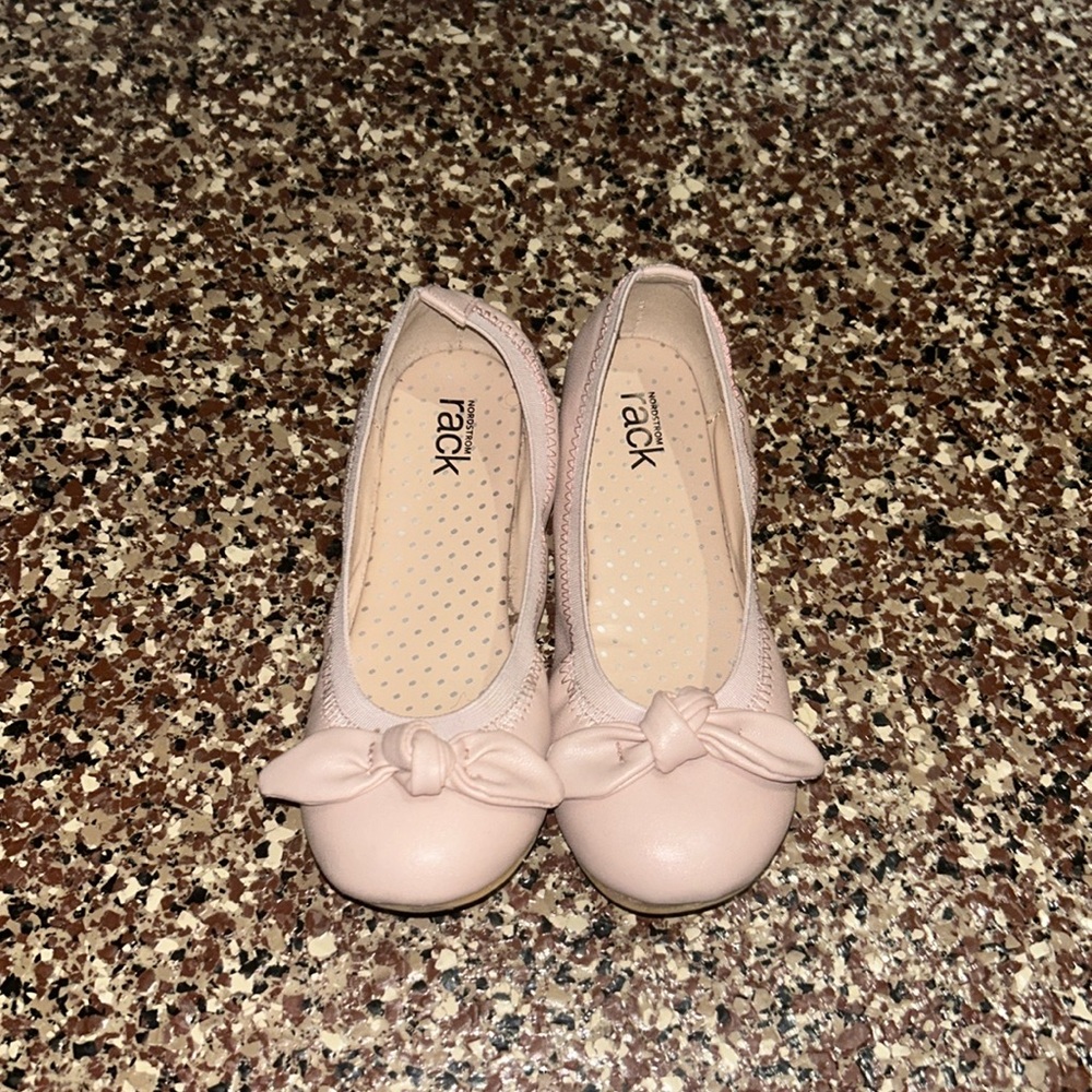 Pink Nordstrom rack, shoes, size 13 M Ballet flats